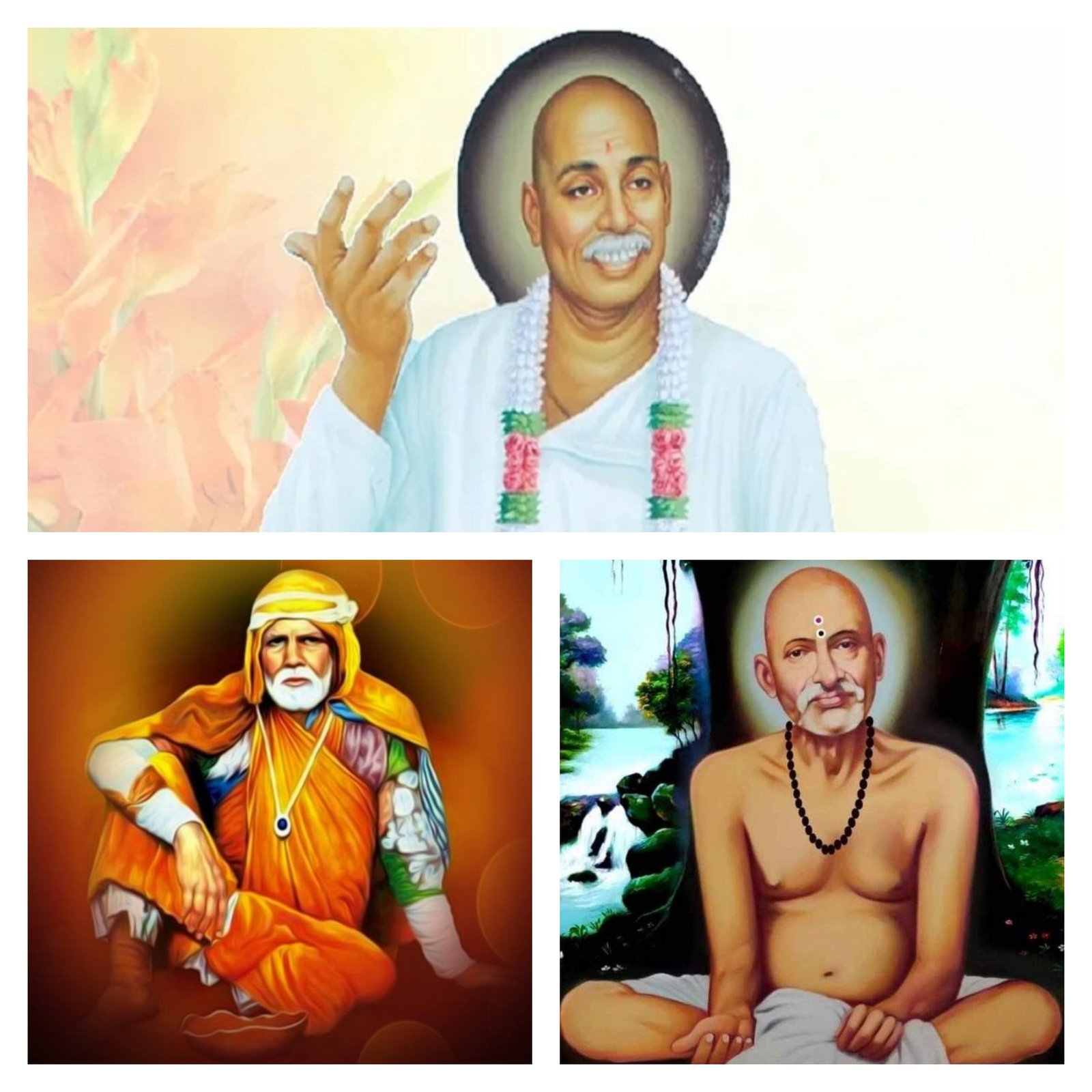 Shri Gajanan Maharaj, Sant Tukdoji Maharaj, Sant Gadge Maharaj